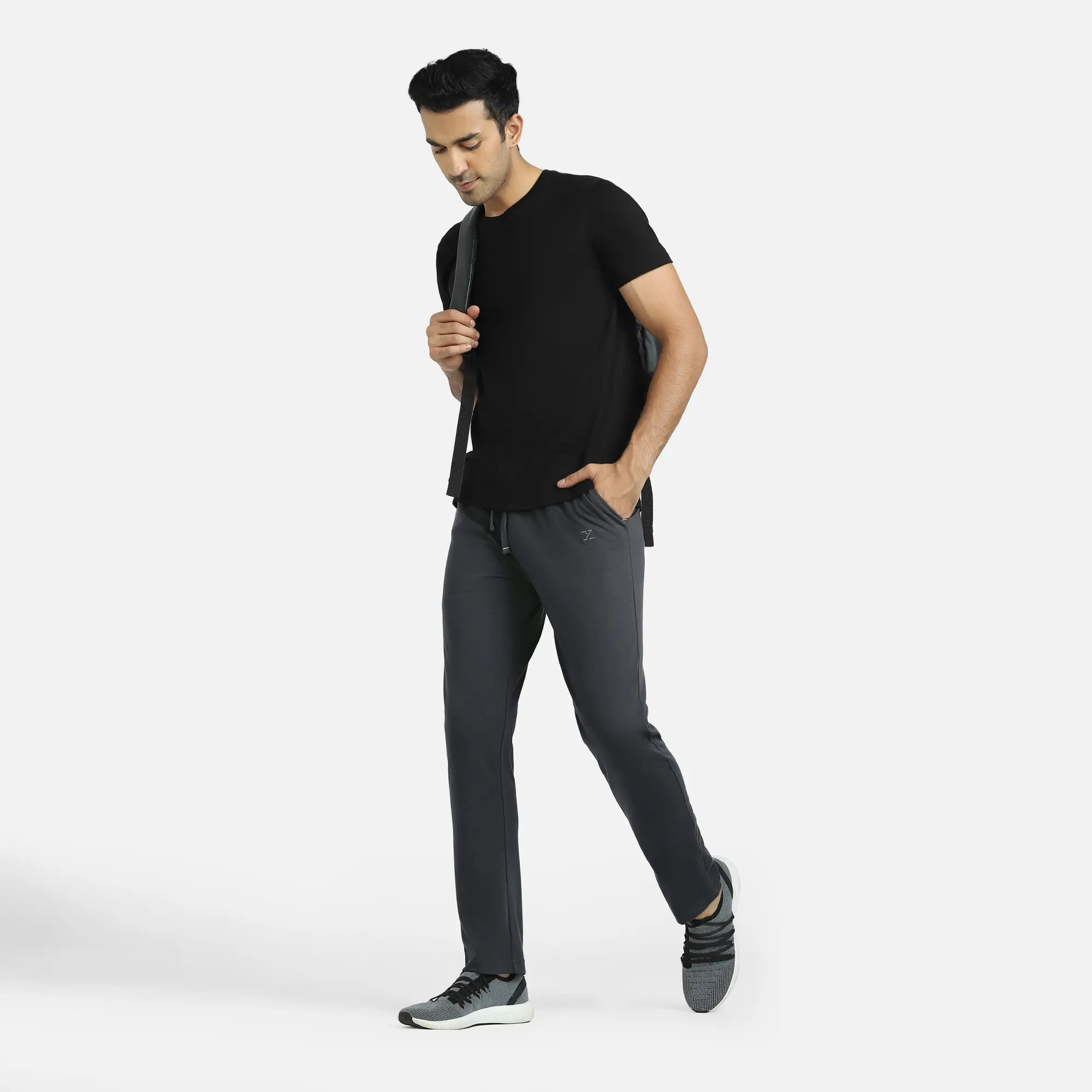 Pace Cotton Rich Track Pants Anchor Grey