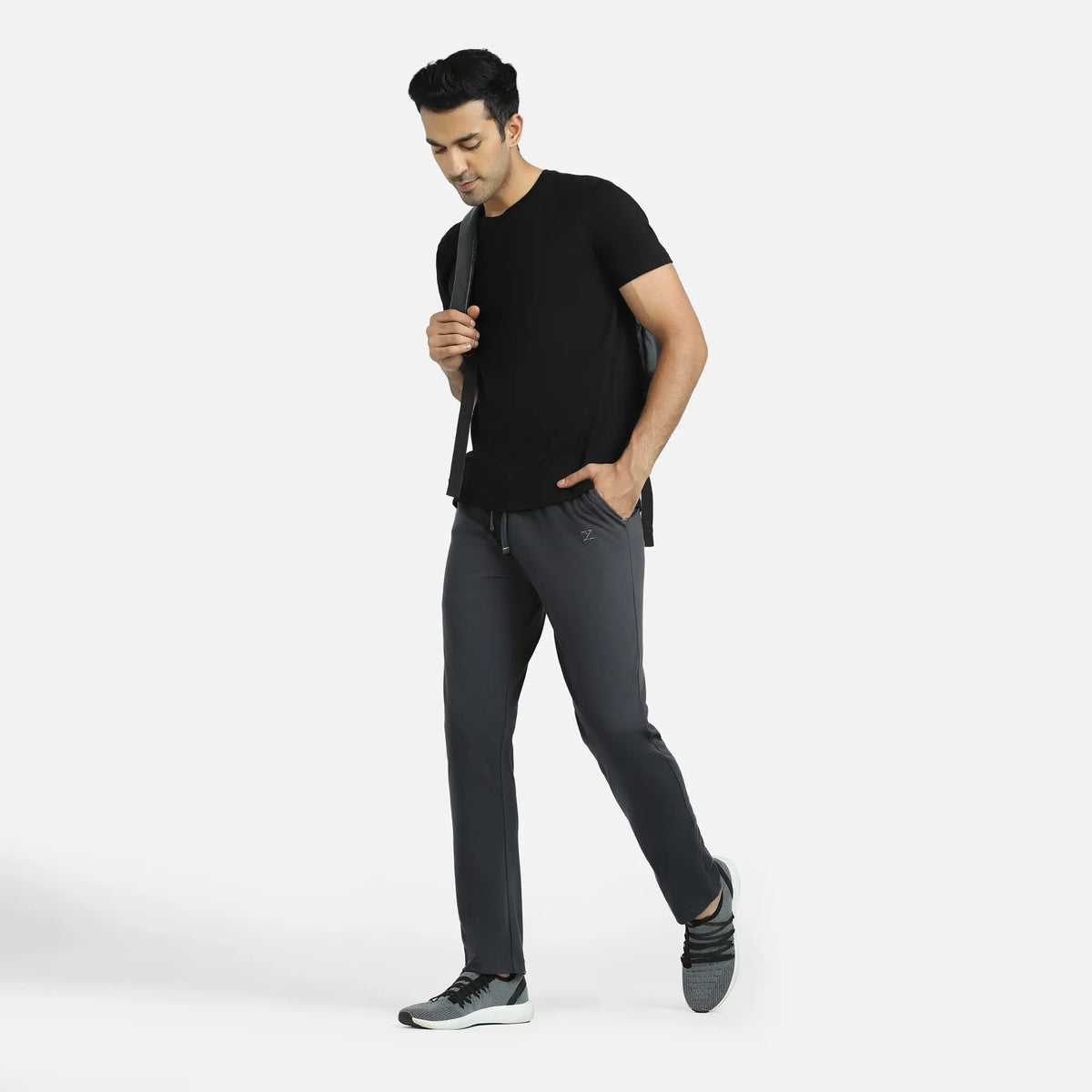 Pace Cotton Rich Track Pants Anchor Grey