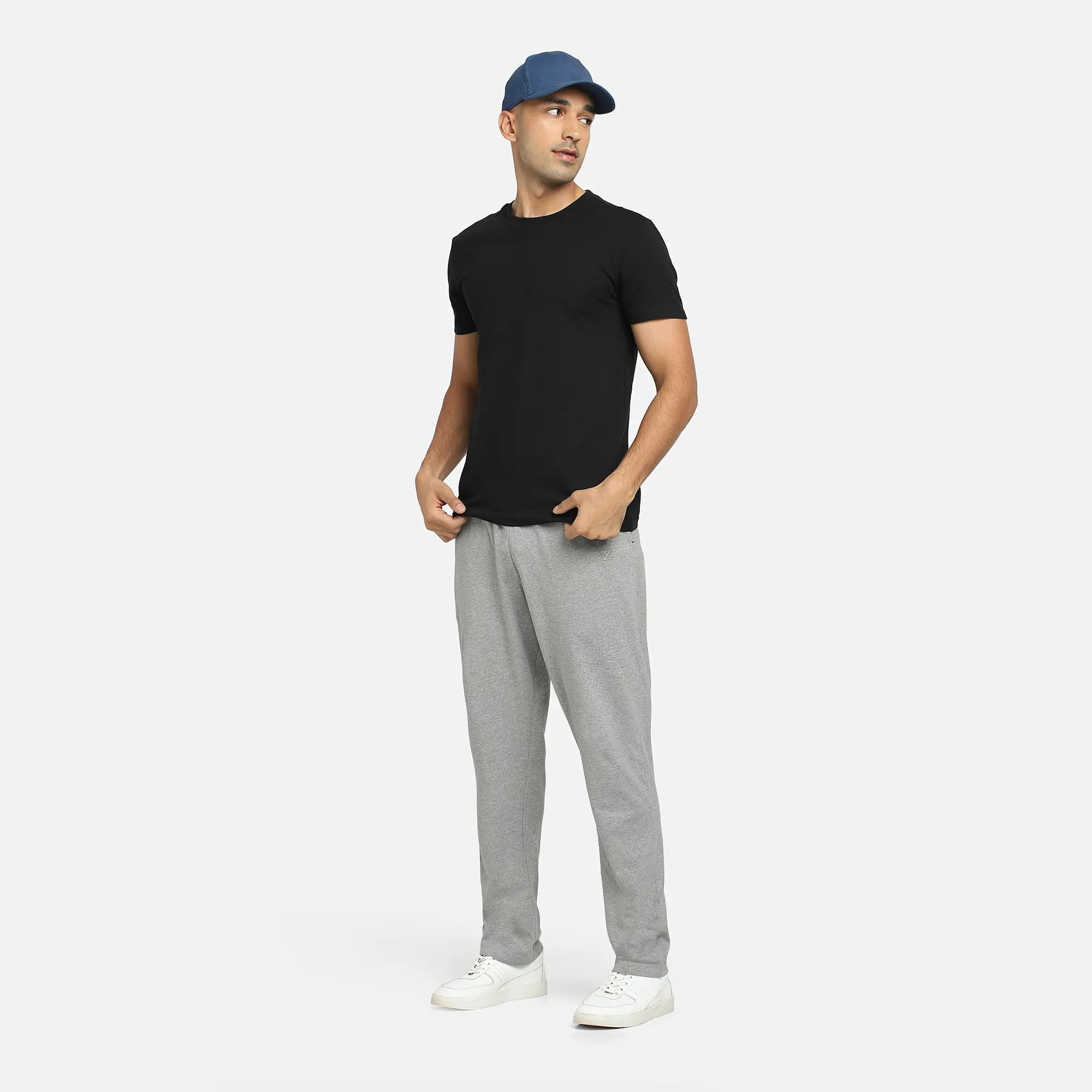Pace Cotton Rich Track Pants Frost Grey