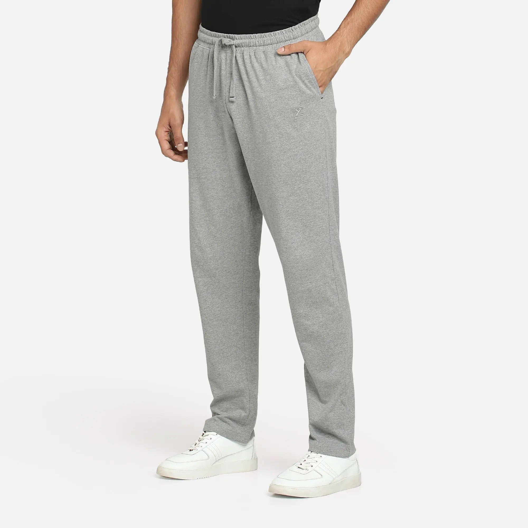 Pace Cotton Rich Track Pants Frost Grey