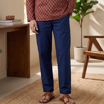 Pace Cotton Pyjamas Midnight Blue