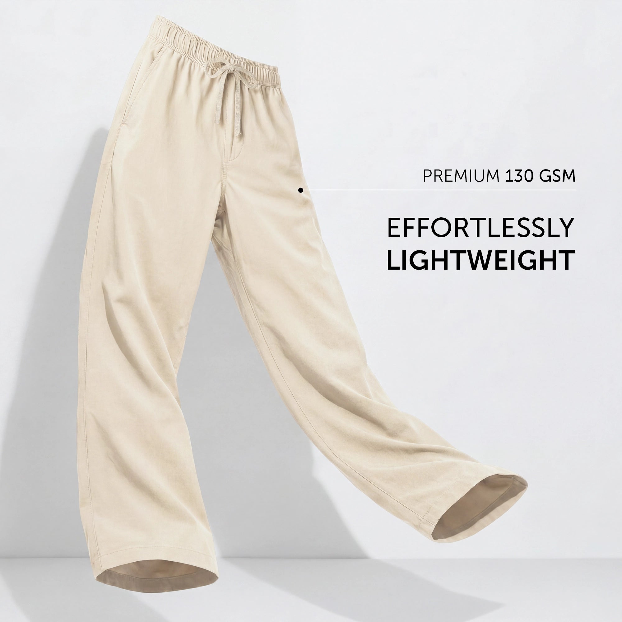 Zen Cotton Easy Pants Ivory Latte – XYXX Apparels