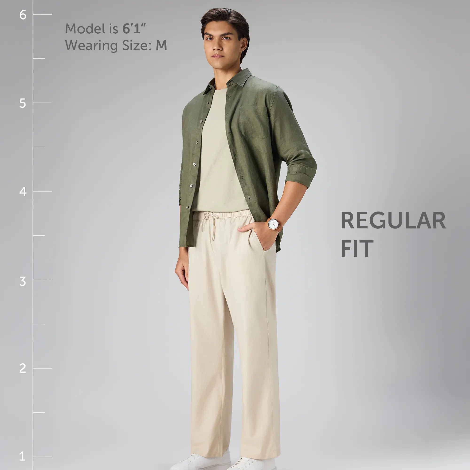 Zen Cotton Easy Pants Ivory Latte
