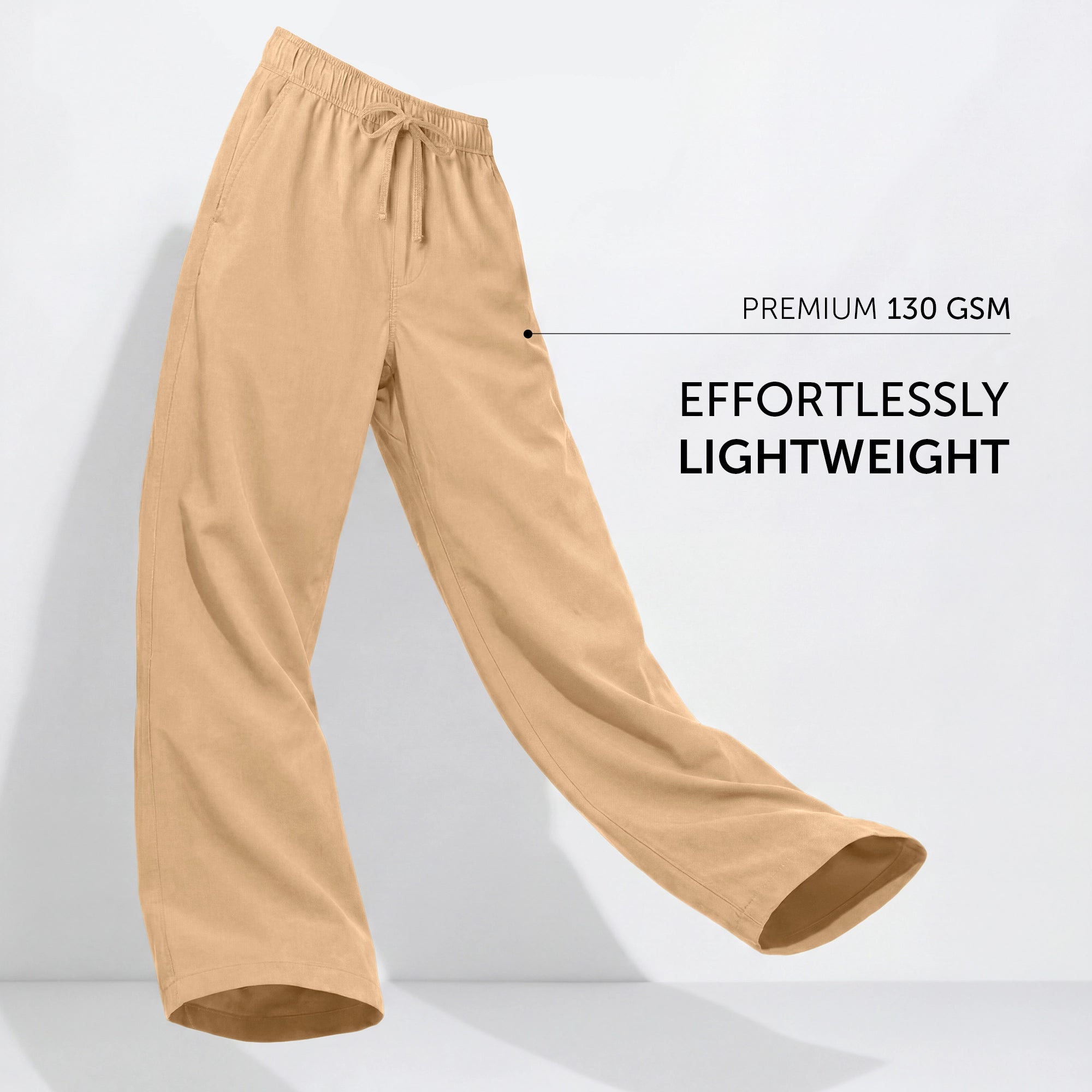Zen Cotton Easy Pants Dune Brown
