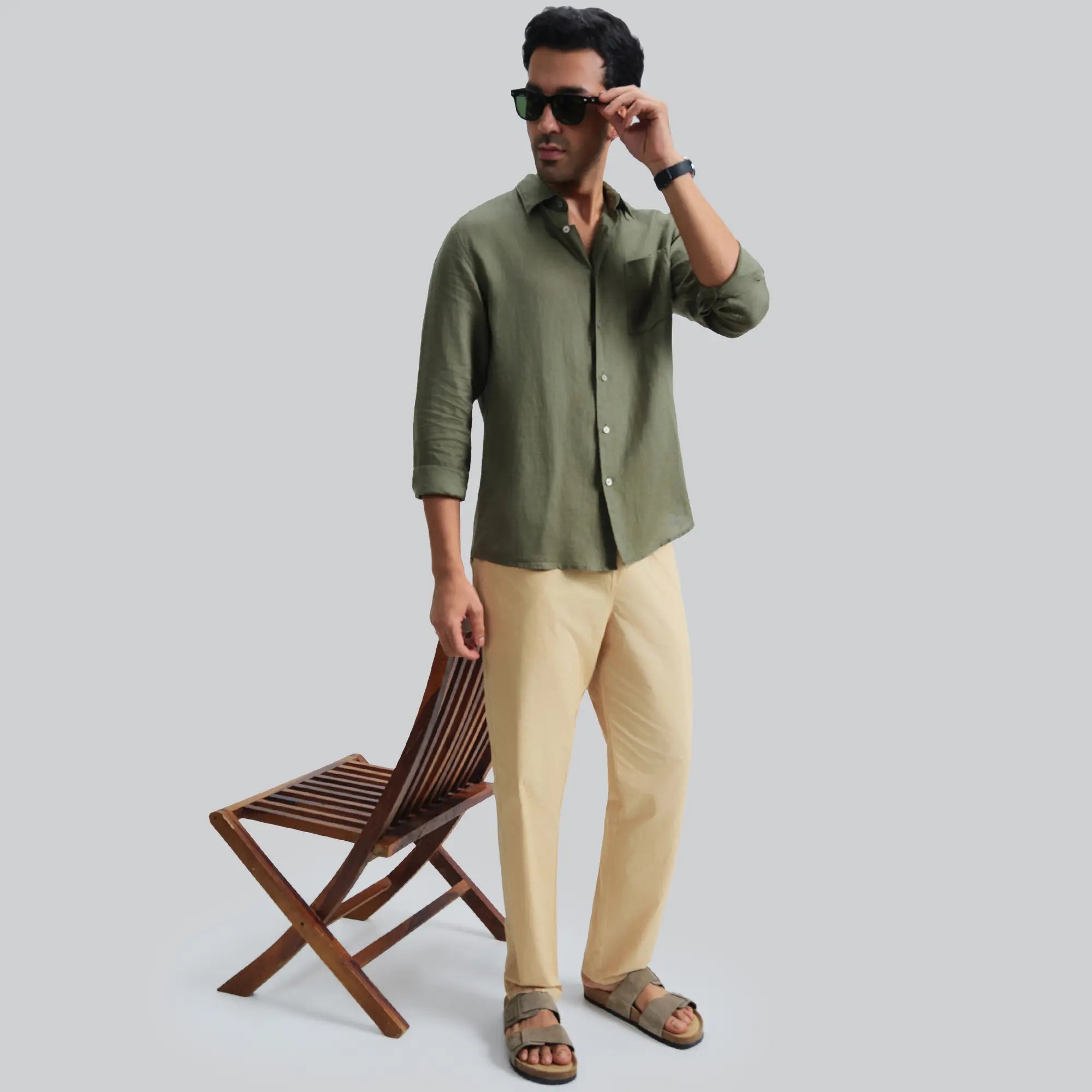 Zen Cotton Easy Pants Dune Brown