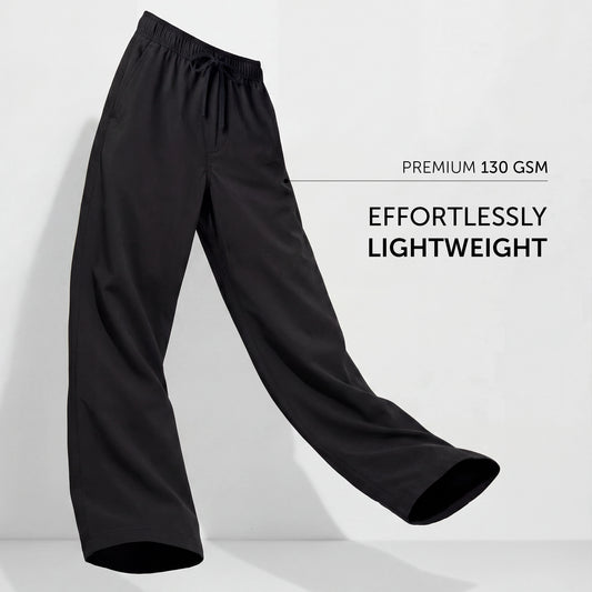 Zen Cotton Easy Pants Pitch Black