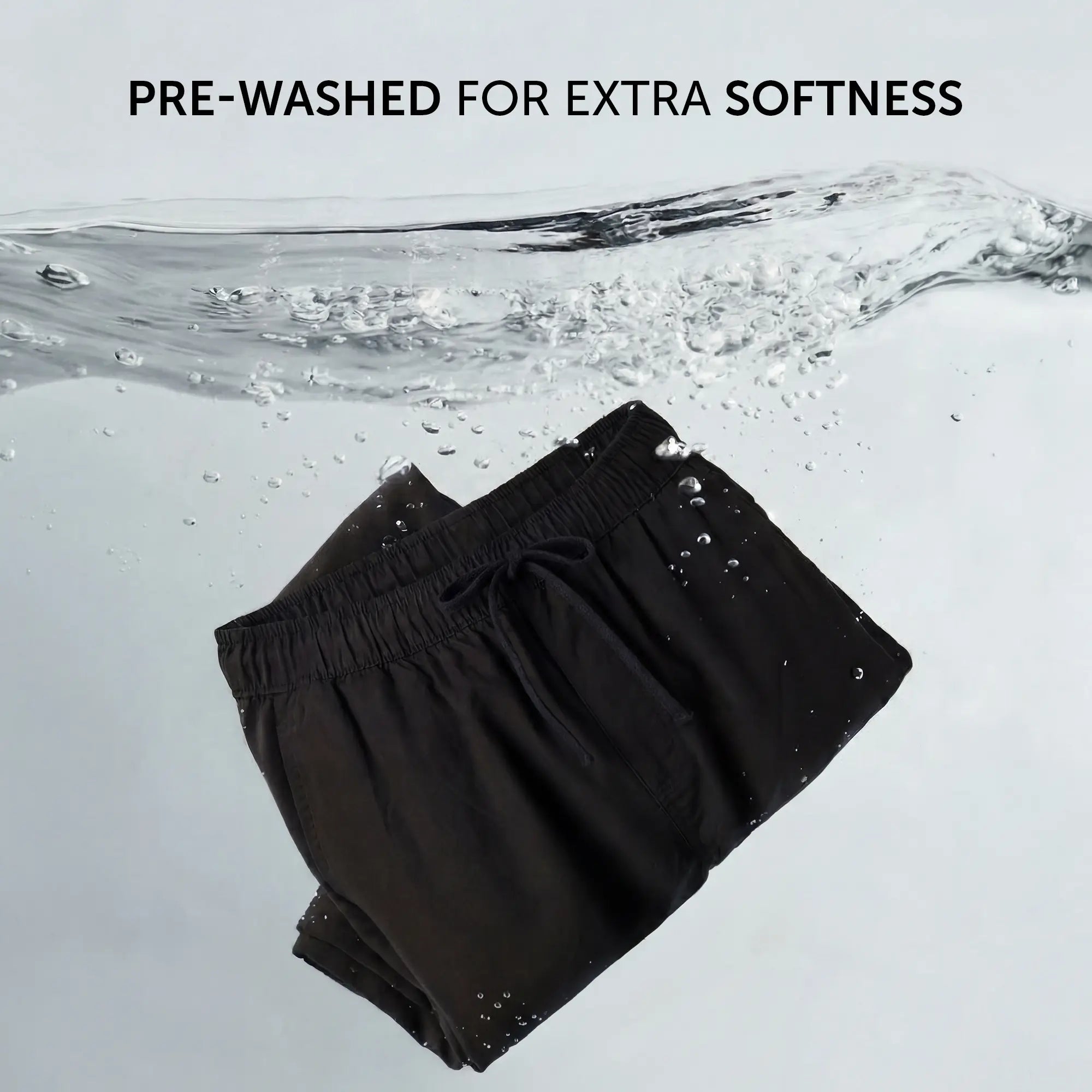 Zen Cotton Easy Pants Pitch Black
