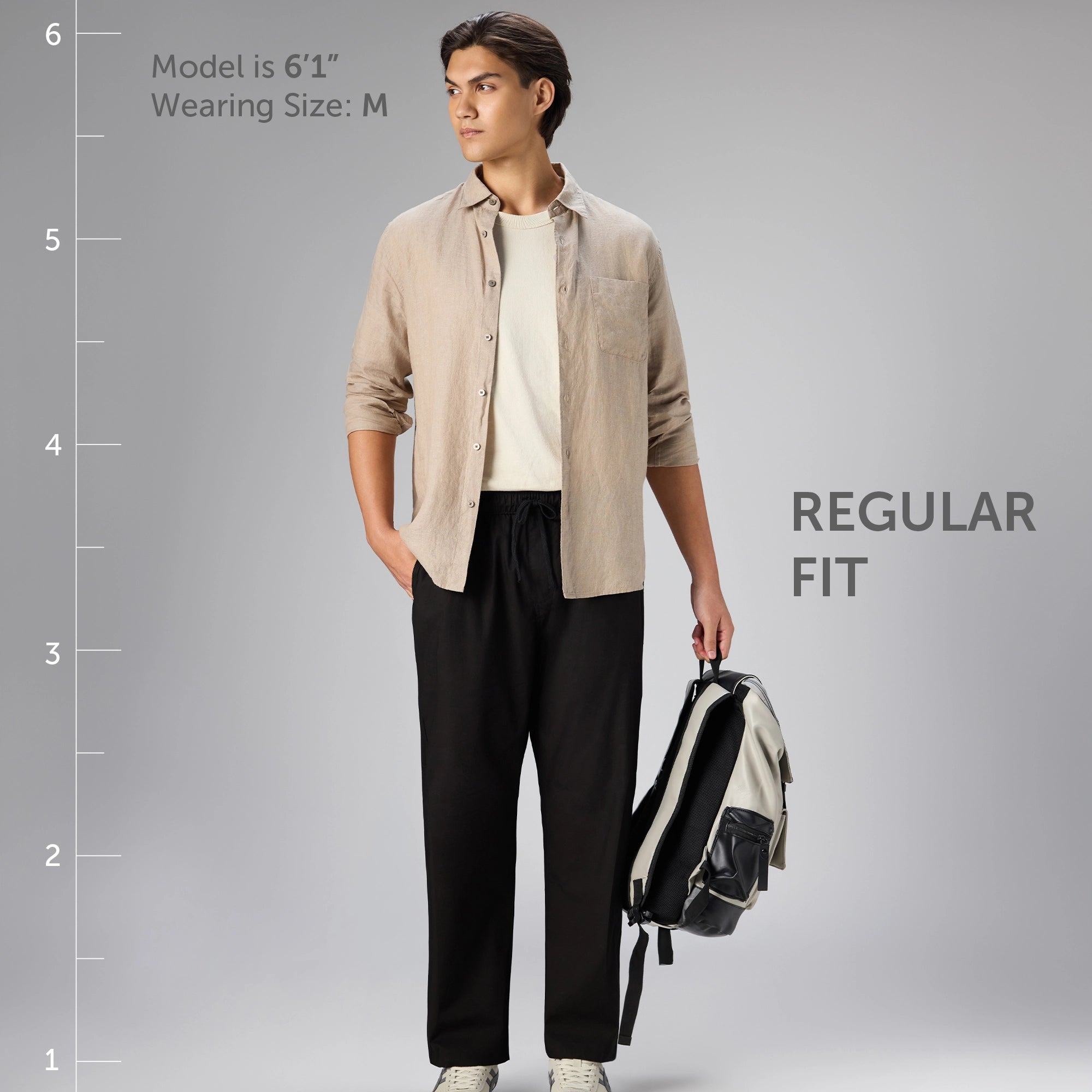 Zen Cotton Easy Pants Pitch Black