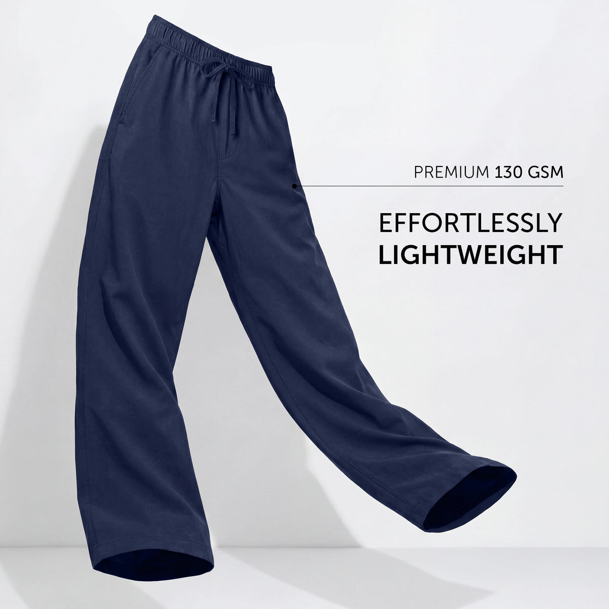 Zen Cotton Easy Pants Midnight Blue