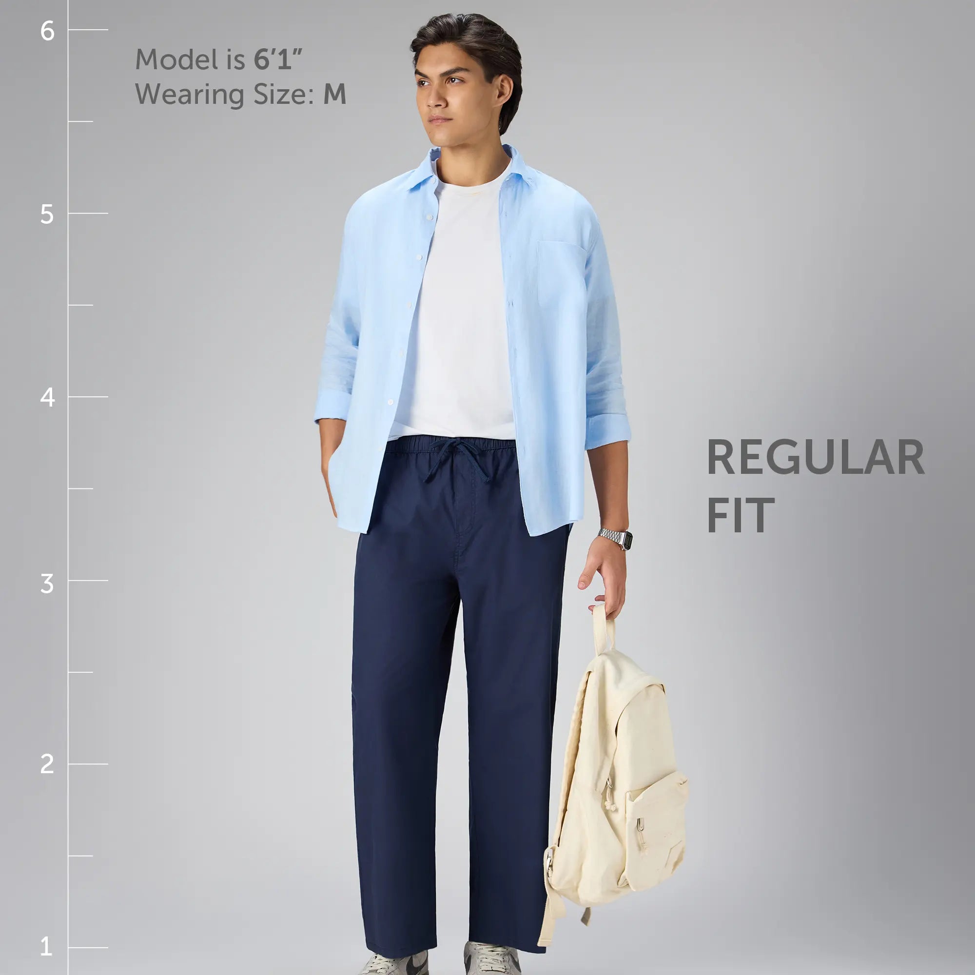 Zen Cotton Easy Pants Midnight Blue