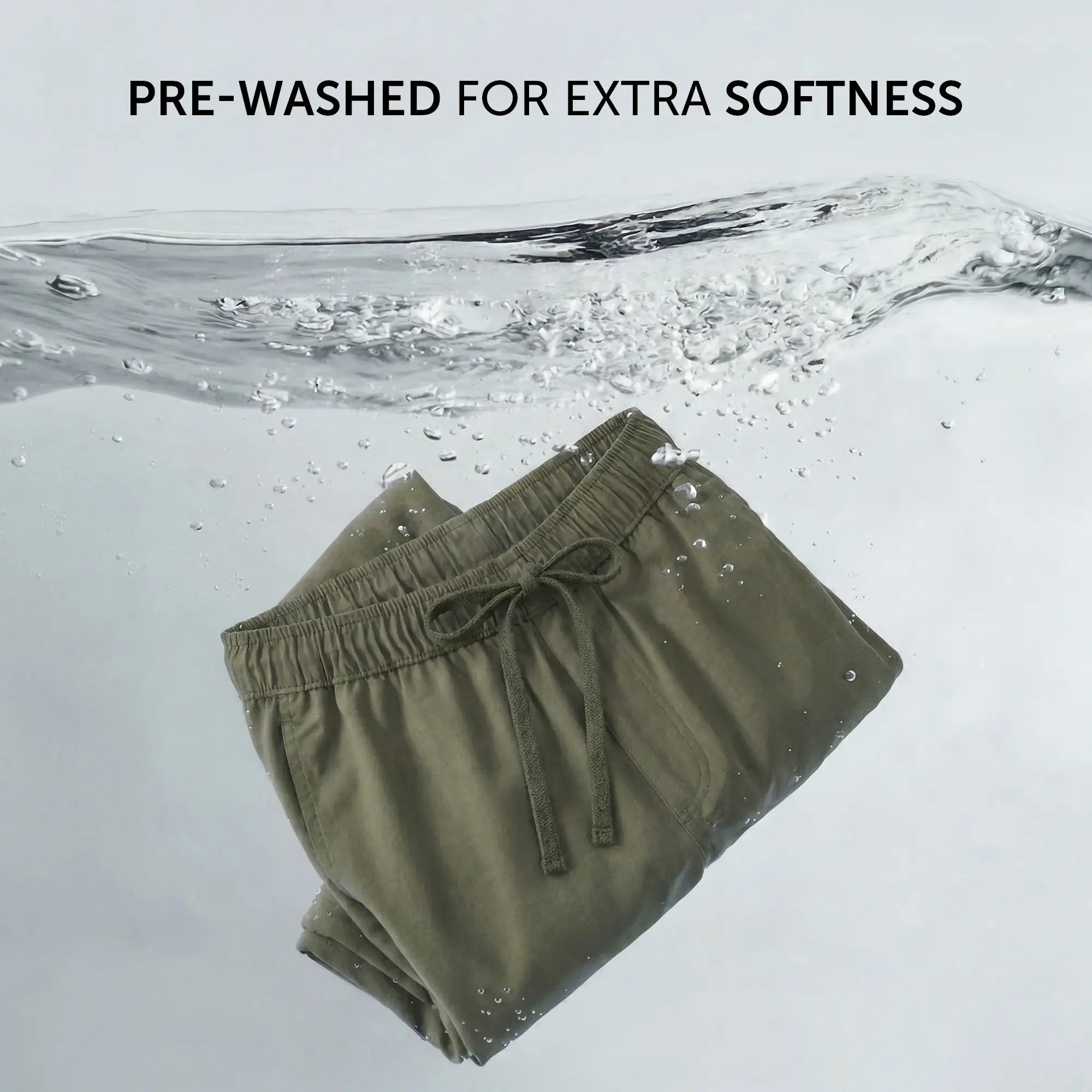 Zen Cotton Easy Pants Olive Green