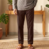 Cotton Solid Pyjamas - Espresso Brown