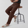 Cotton Solid Pyjamas - Espresso Brown