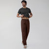 Cotton Solid Pyjamas - Espresso Brown