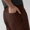 Cotton Solid Pyjamas - Espresso Brown