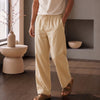 Relaxed Fit Cotton Easy Pants - Dune Brown
