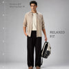 Relaxed Fit Cotton Easy Pants - Pitch Black