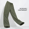 Relaxed Fit Cotton Easy Pants - Olive Green