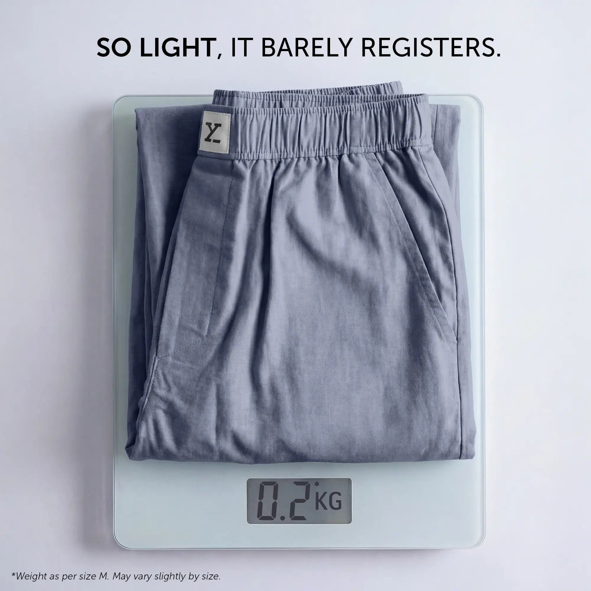 Ultra-Breathable Cotton Chambray Pyjamas - Washed Navy