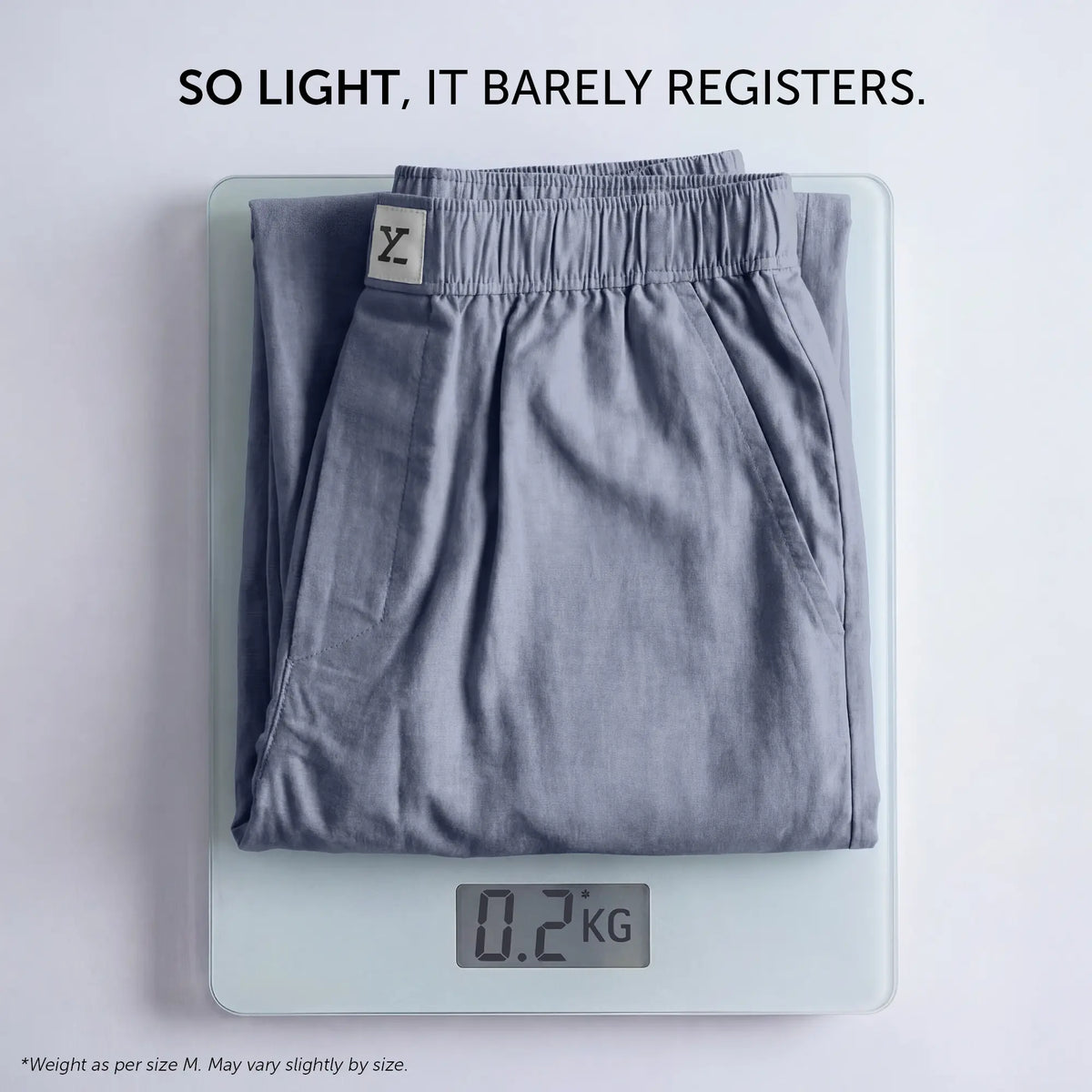 Ultra-Breathable Cotton Chambray Pyjamas - Washed Navy