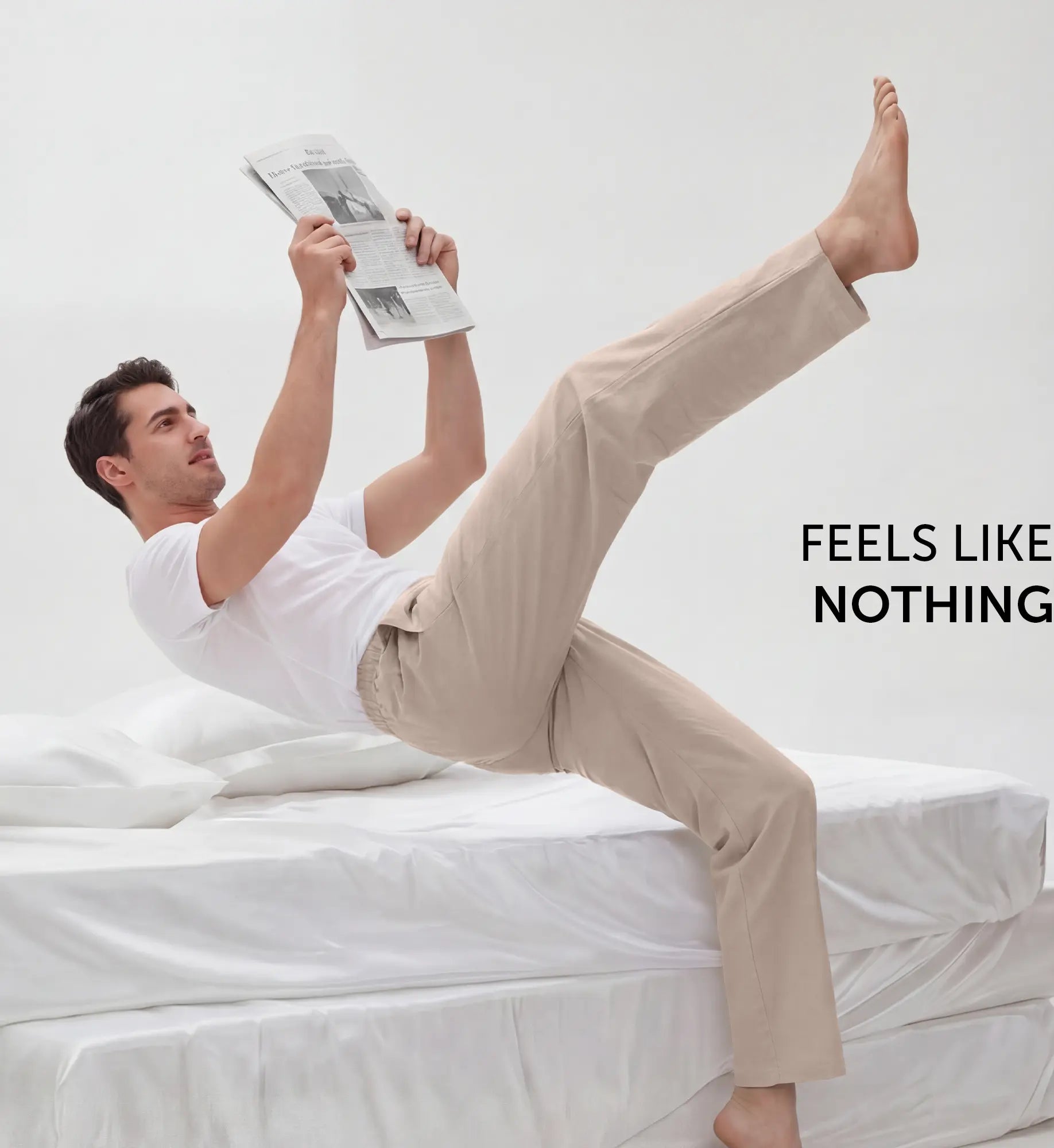 Ultra-Breathable Cotton Chambray Pyjamas - Taupe Grey
