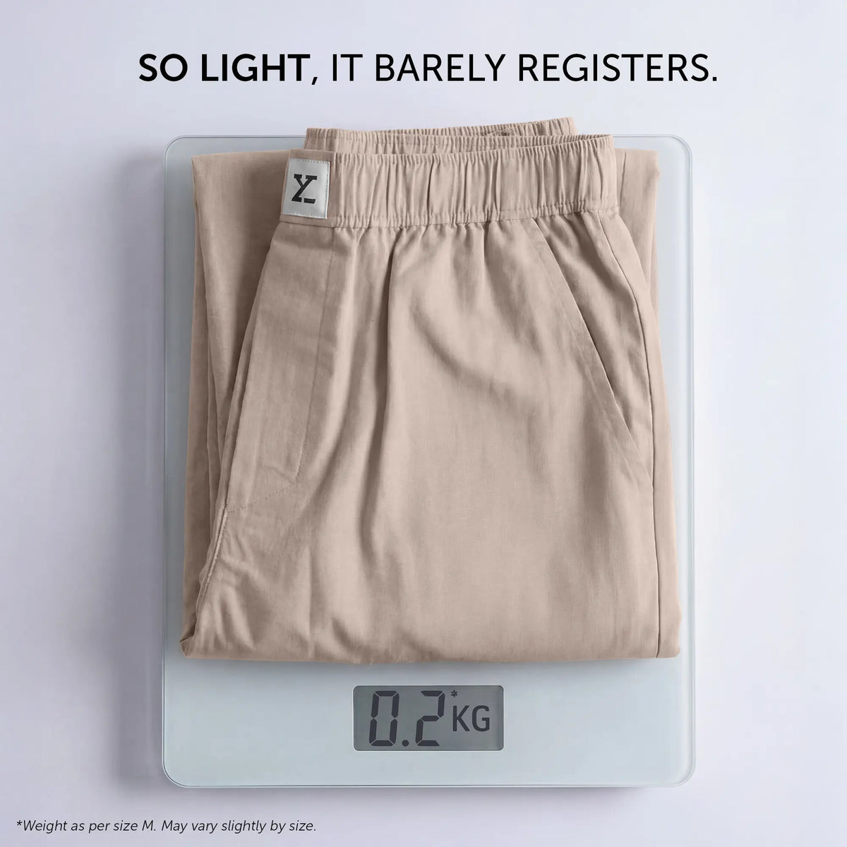 Ultra-Breathable Cotton Chambray Pyjamas - Taupe Grey