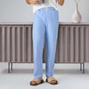 Ultra-Breathable Cotton Chambray Pyjamas - Powder Blue