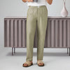 Ultra-Breathable Cotton Chambray Pyjamas - Dusty Olive