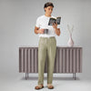 Ultra-Breathable Cotton Chambray Pyjamas - Dusty Olive