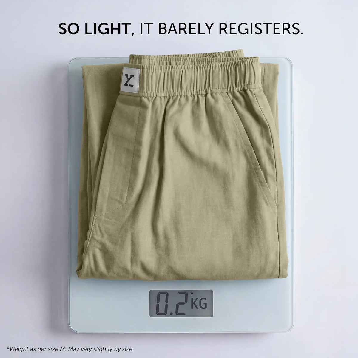 Ultra-Breathable Cotton Chambray Pyjamas - Dusty Olive