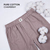 Ultra-Breathable Cotton Chambray Pyjamas - Shadow Purple