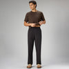 Cotton Printed Pyjamas - Mocha Black