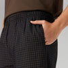 Cotton Printed Pyjamas - Mocha Black