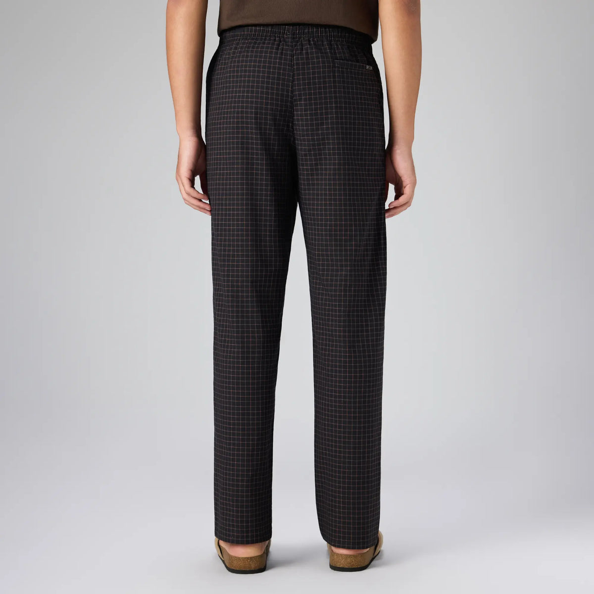 Cotton Printed Pyjamas - Mocha Black