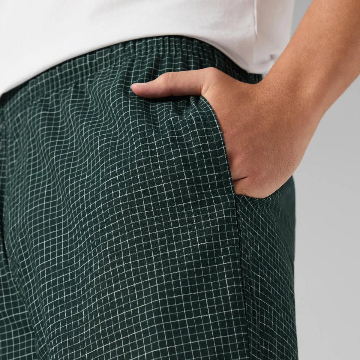 Cotton Printed Pyjamas - Forest Green
