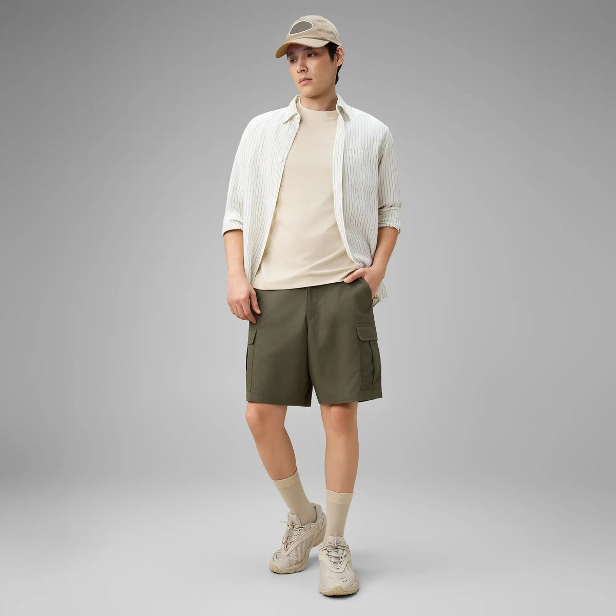 Everyday Cargo Shorts - Olive Green