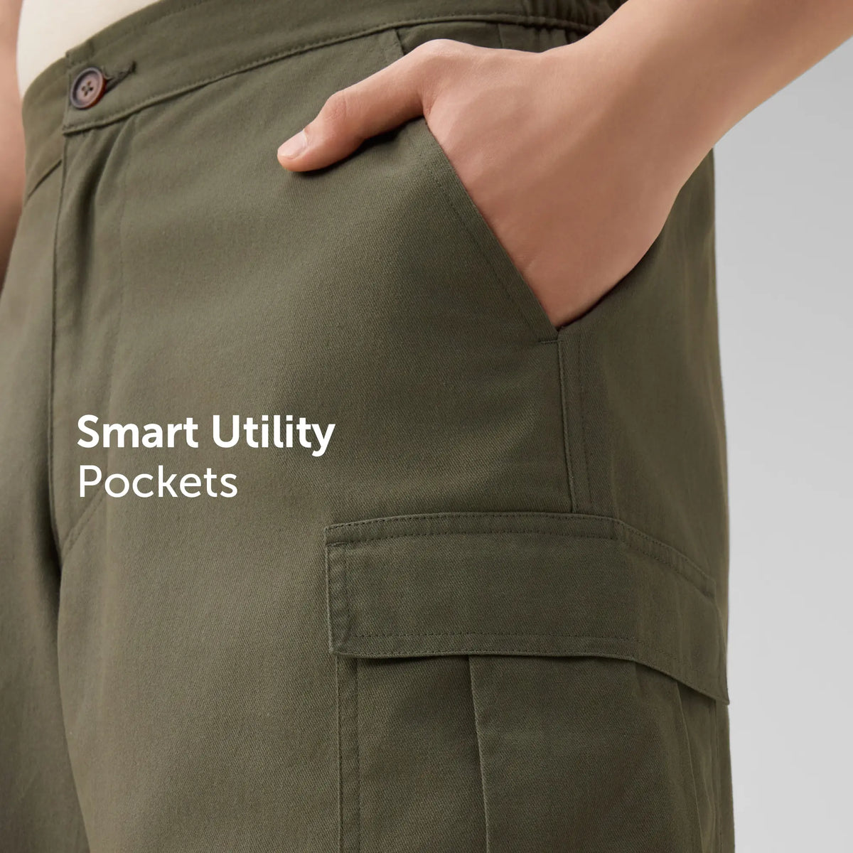 Everyday Cargo Shorts - Olive Green