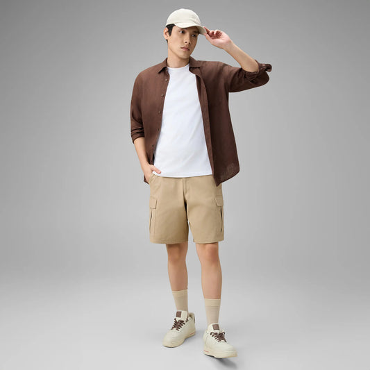 Everyday Cargo Shorts - Biscuit Brown