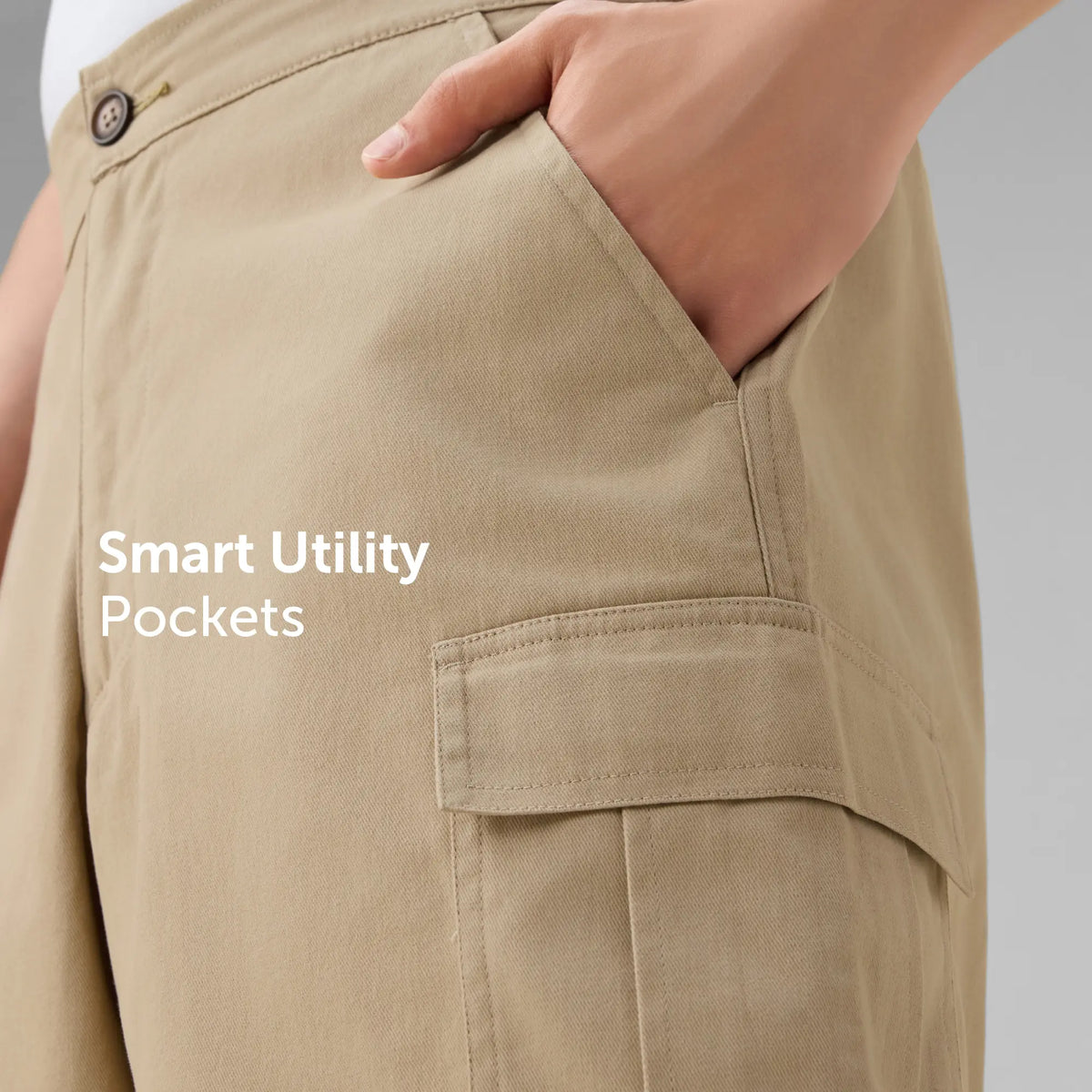 Everyday Cargo Shorts - Biscuit Brown