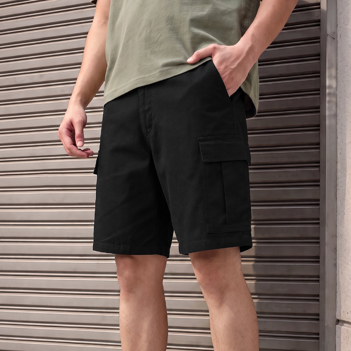 Everyday Cargo Shorts - Pitch Black