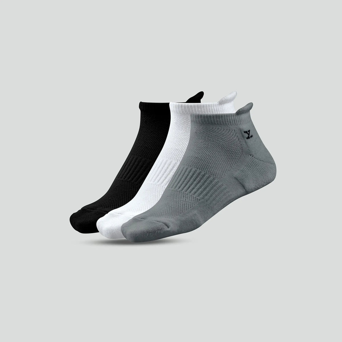 Uno Cotton Stretch Blend Socks (Pack of 3)