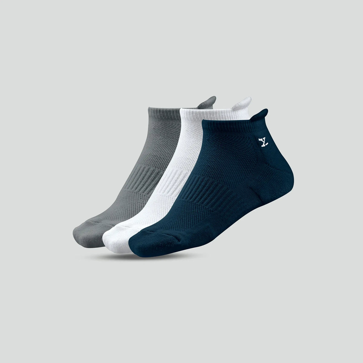 Uno Cotton Stretch Blend Socks (Pack of 3)