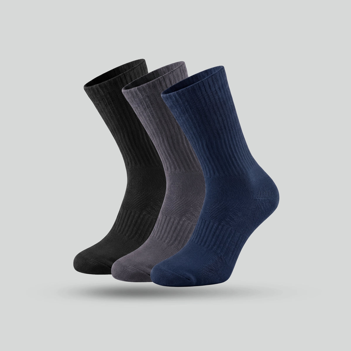 Crew-Length Socks - Multicolor (Pack of 3)