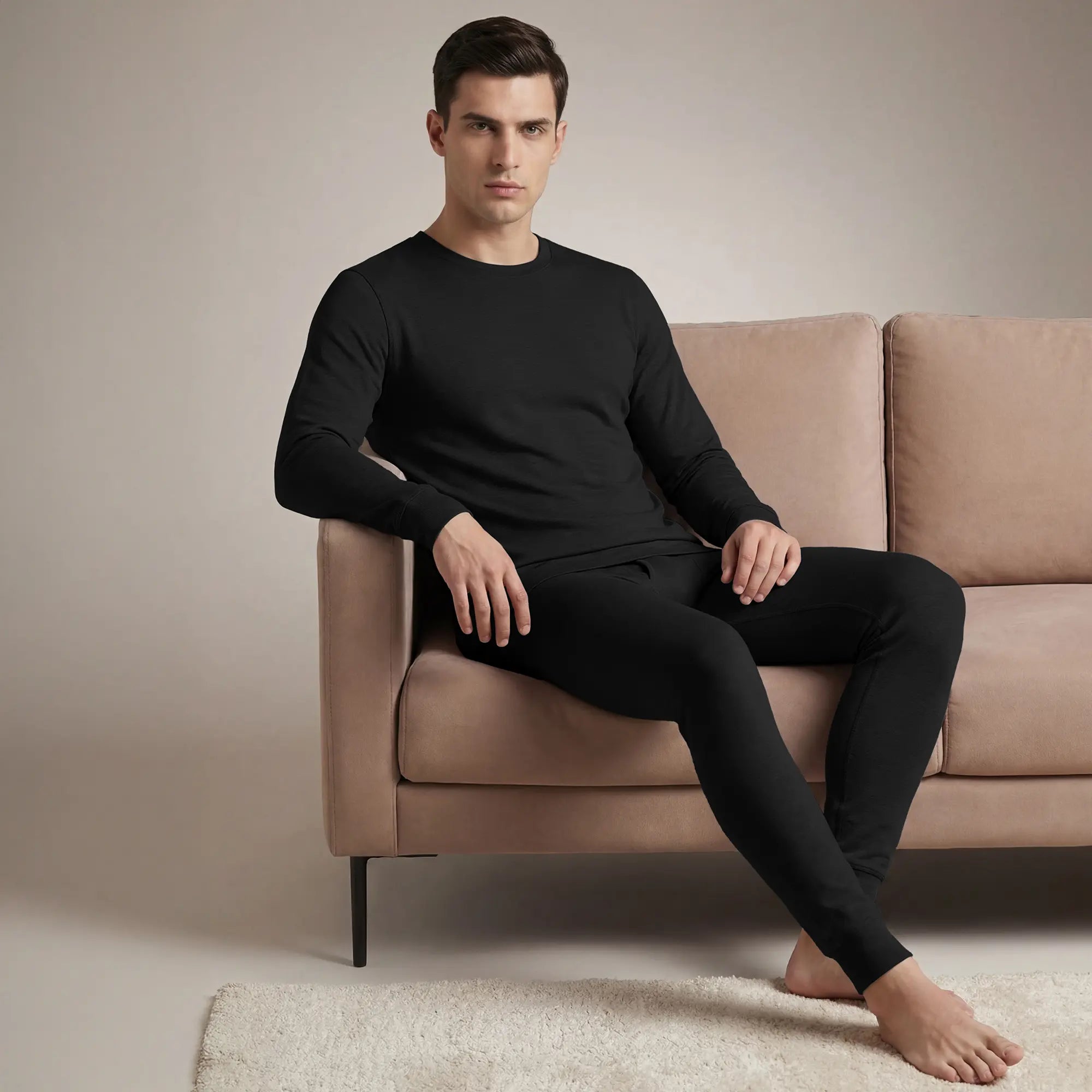 HEATPRO Sub-Zero Long Johns Pitch Black