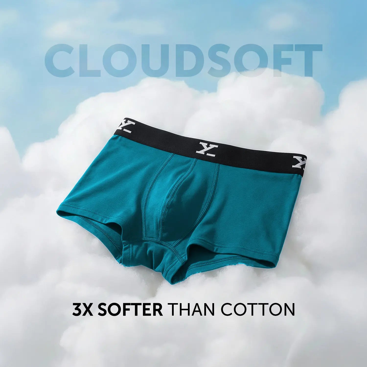 Ace Modal Trunks Aqua Blue