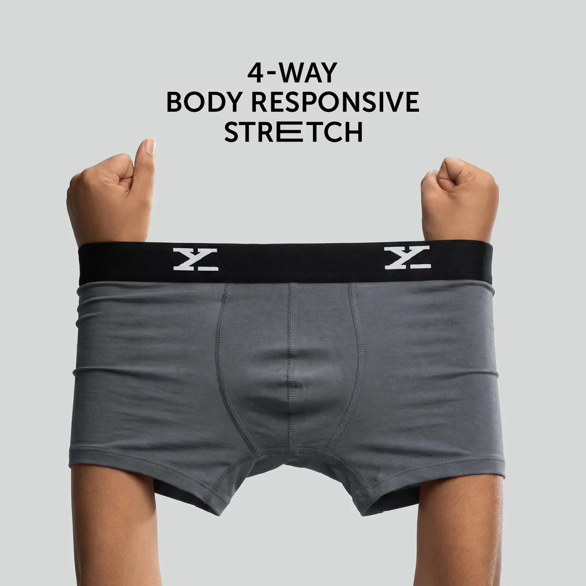 Ace Modal Trunks Charcoal Grey