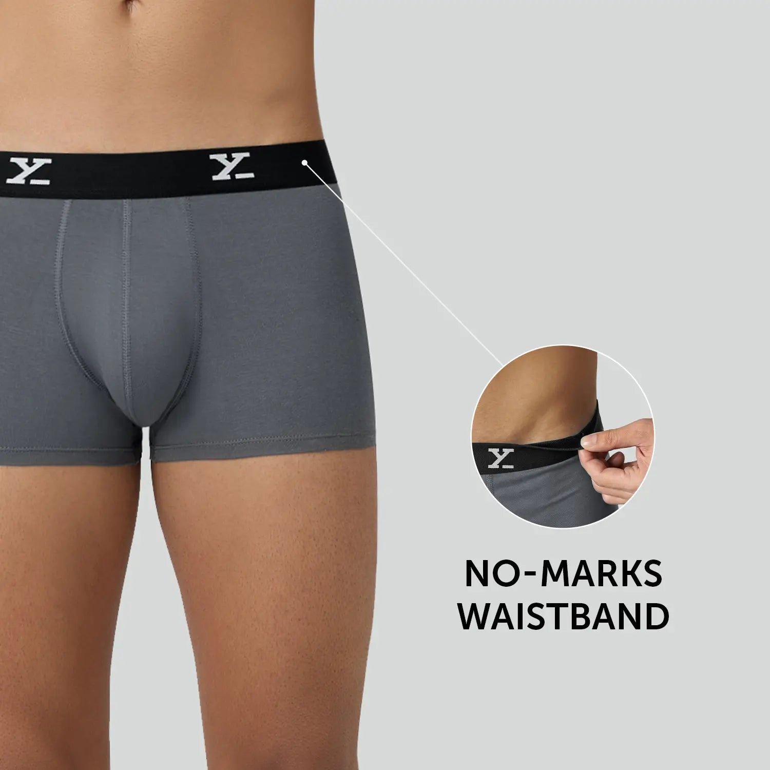 Ace Modal Trunks Charcoal Grey