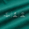 Traq Silver Cotton Trunks Aqua Green