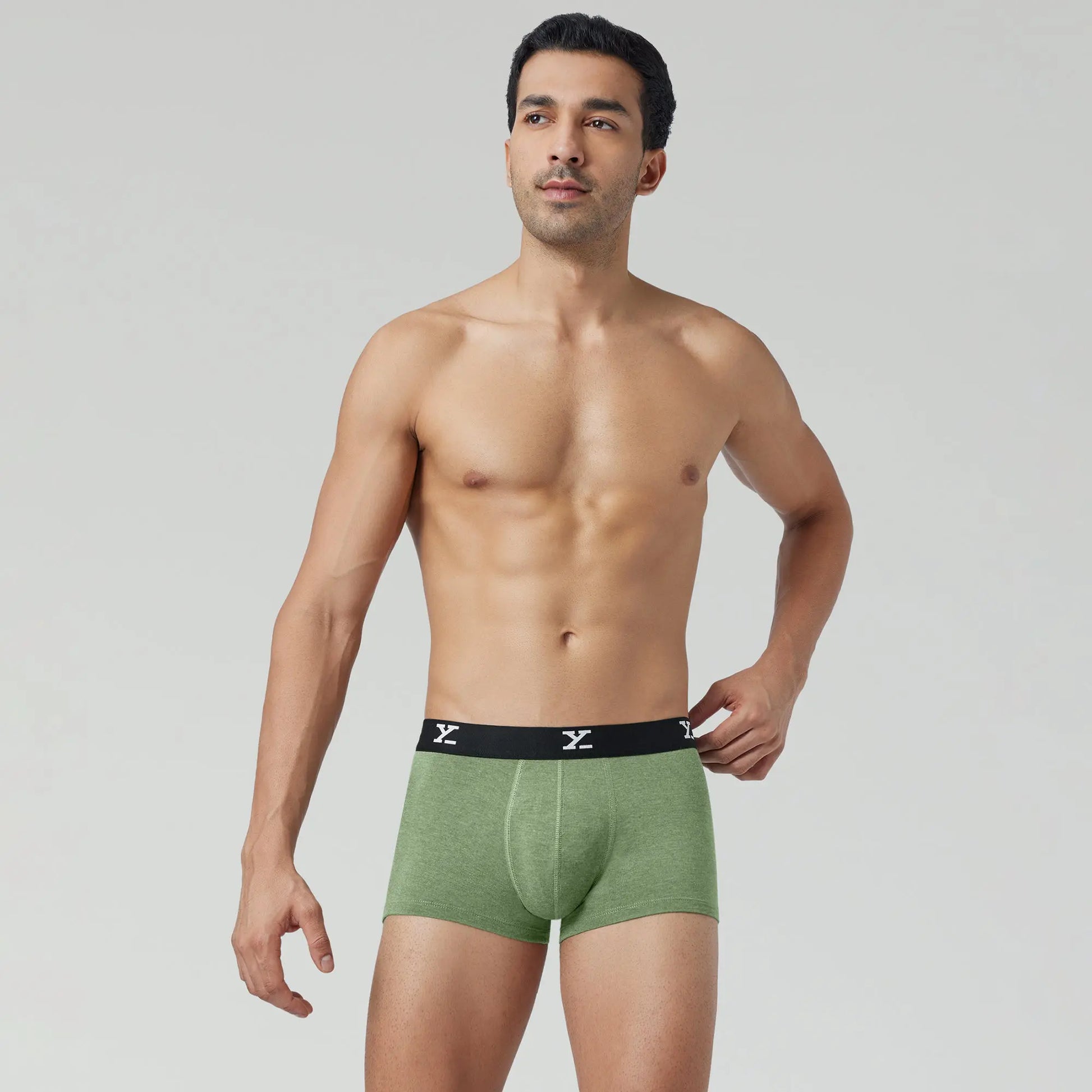 Limited Edition Medley Trunks Olive Green - XYXX Crew