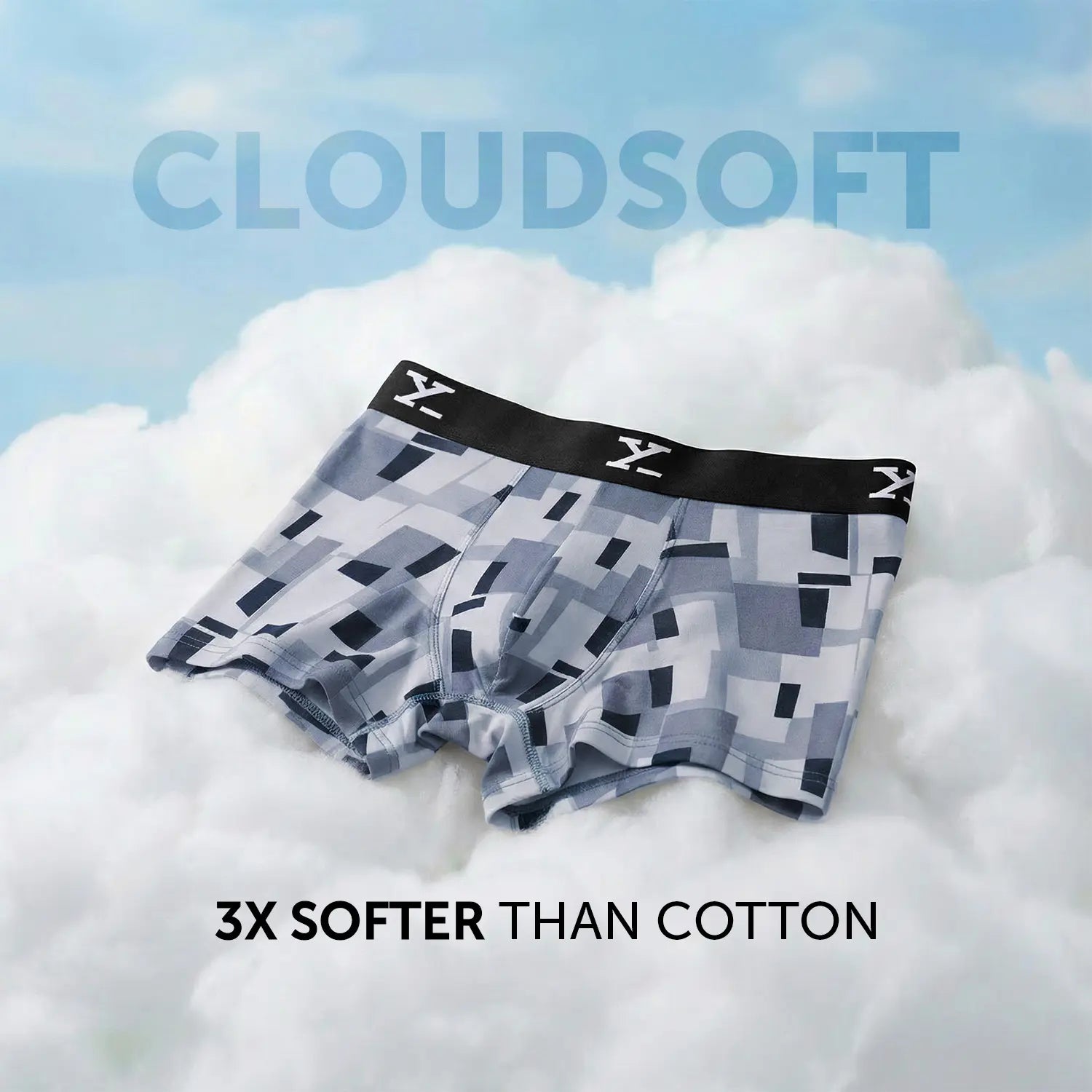 Shuffle Modal Trunks Boxy Grey